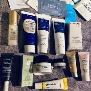 New Lot of 12 deluxe designer skincare items